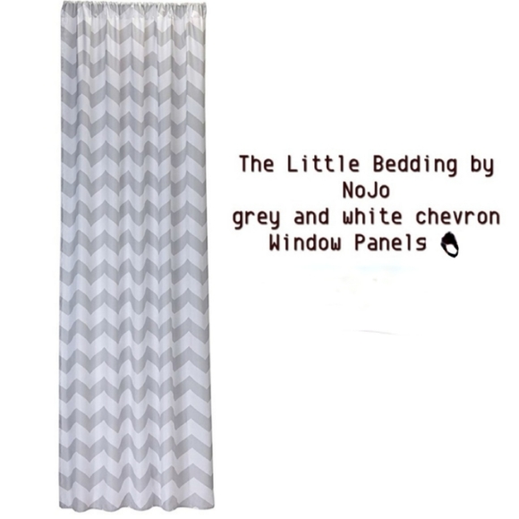 NoJo Chevron Pattern Curtian Panel New - Picture 2 of 2
